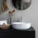 Tikamoon Luna 16.54'' Ceramic Circular Bathroom Sink