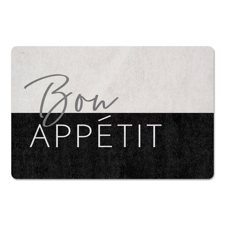 Bon Appetit Kitchen Floor Mat