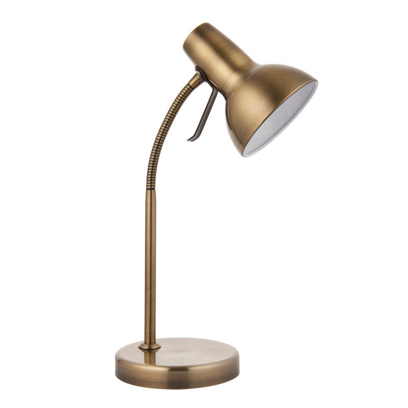 Eichler Metal USB Desk Lamp, Brass