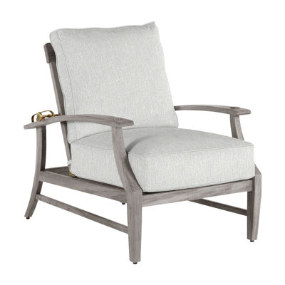 Croquet Teak Patio Chair with Cushions