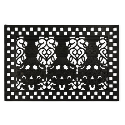 Great Vase Rubber Entrance Mat