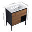 Ensemble de meuble-lavabo simple 18,1 po avec plateau en céramique Venancia