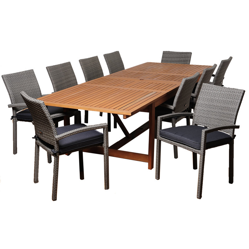 Ensemble repas 11 pièces avec coussins Avva