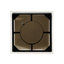 Support de réservoir blanc de 16 po x 20 po, conception moderne, fabrication en béton léger, multifonctionnel, support et table d'appoint prêts à l'emploi, conception avec lignes concises, béton, support en métal, sans assemblage