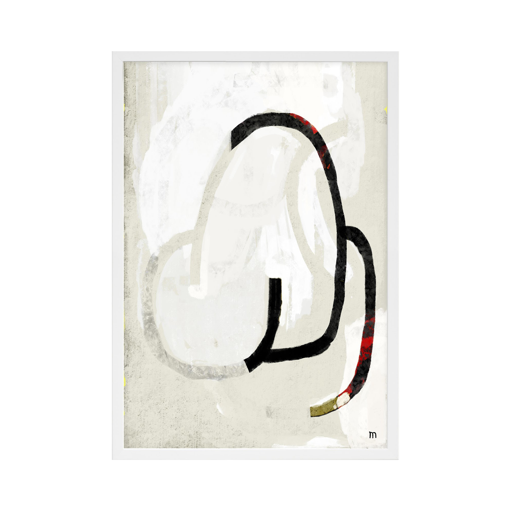 Unfinished by StudioM, White, 38" H x 26.5" W x 1.25" D
