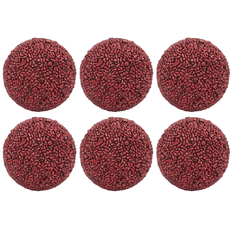 Shapiro Abstract Vase Filler, Red