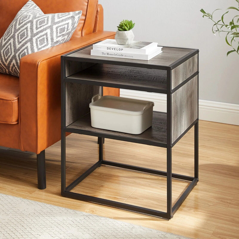 Kempsford End Table, Grey