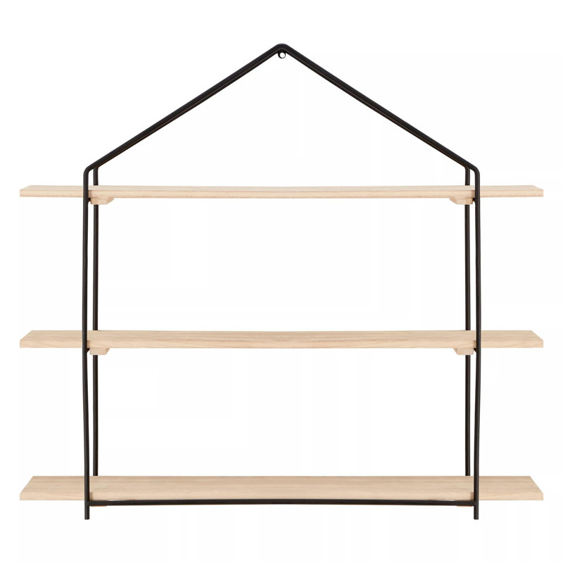 Bilst 3 Piece Solid Wood Accent Shelf