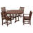 POLYWOOD Traditional Garden 5-Piece Round Farmhouse Dining Set-9706363