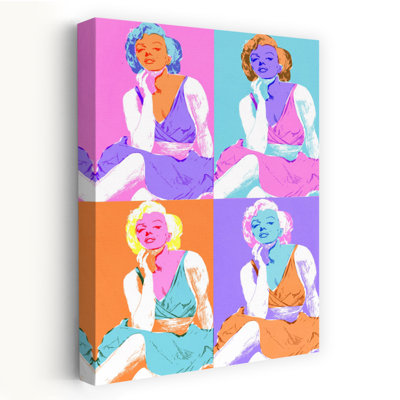 Reproduction d'art rétro, rétro, pop art et beauté