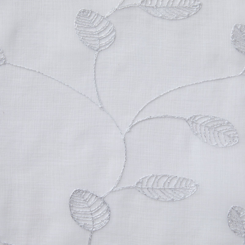 Ensemble de rideaux transparents 2 pièces Eva, L 54 po x L 96 po, Blanc