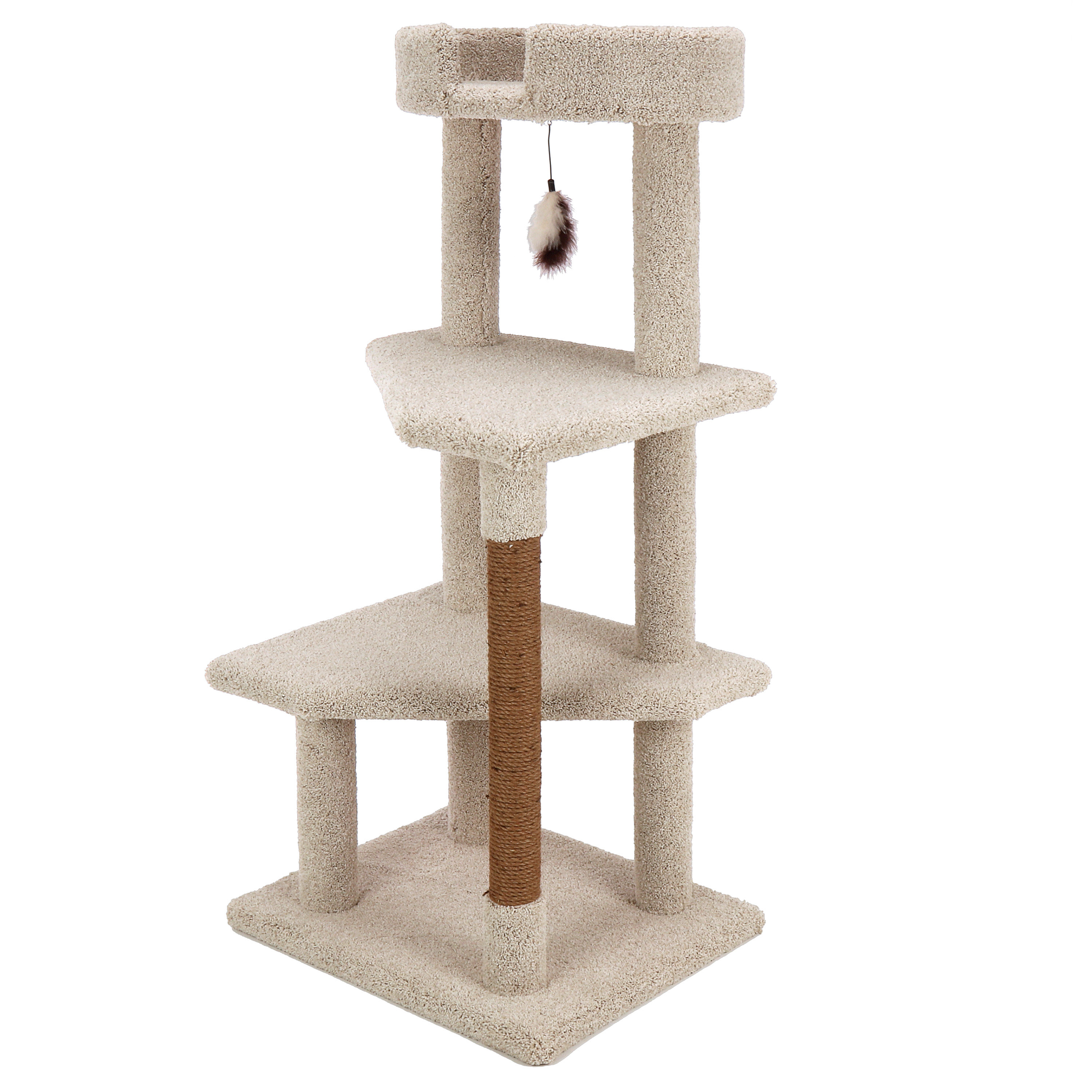 Ware Pet Products 50'' H Kitty-Quick Cat Tree & Reviews | Wayfair