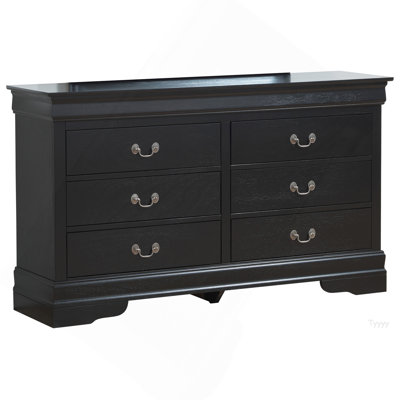 Commode élégante noire