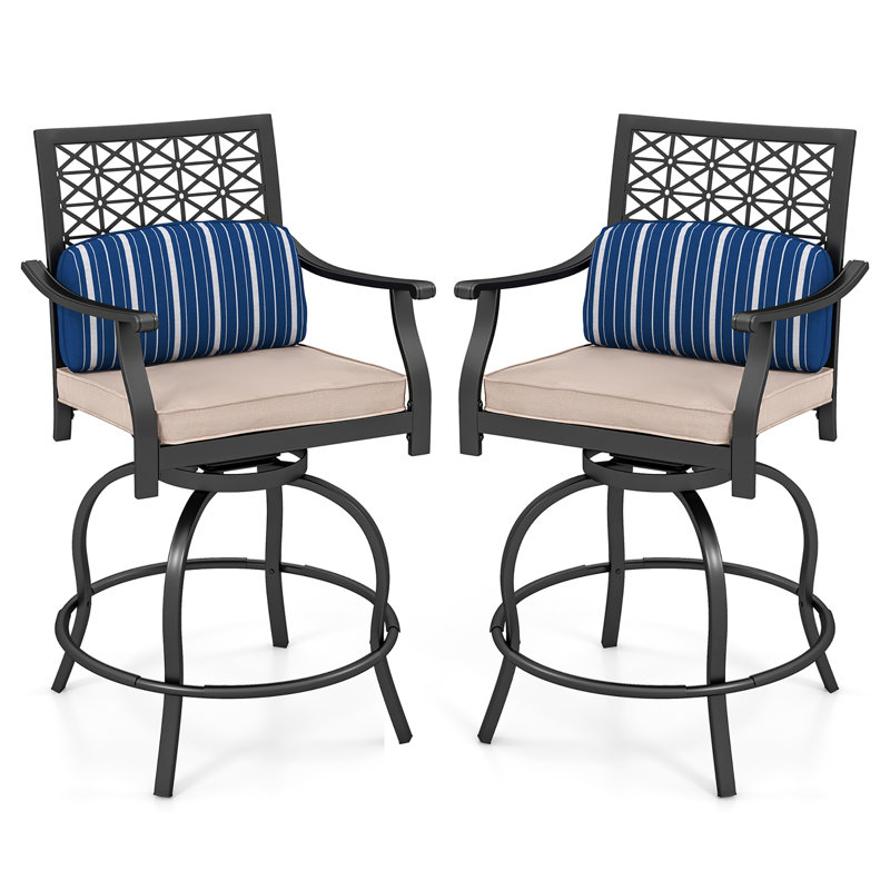 Tabouret de bar avec coussin Anujin