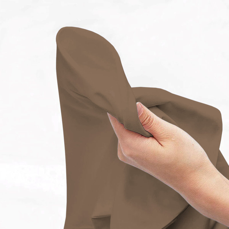 Hongsi 100% Egyptian-Like Cotton High-Quality Flat Bed Sheets, Kingsize (5'), Brown