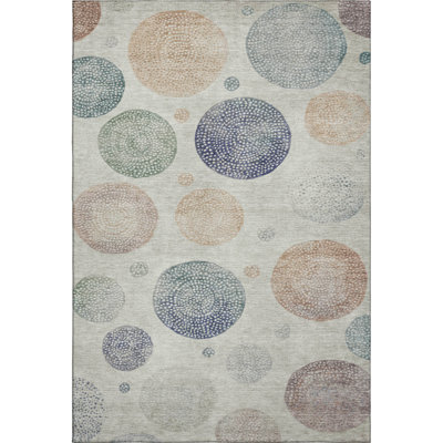 Premium Machine Washable Farolt AMF1897 Geometric Rug