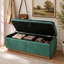Banc de rangement rembourré en velours de 47,2 po-1866810892
