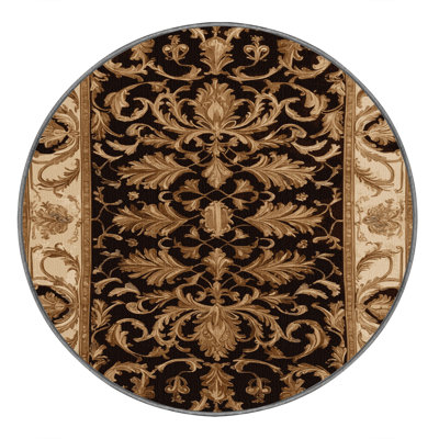 Tapis brun français lavable à la machine