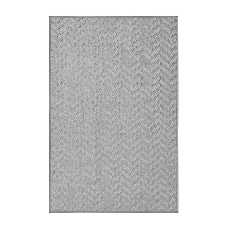 Bigner Performance Chevron Indoor Rug, Runner 2' x 5'