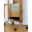 Miroir pleine grandeur moderne en bois de cerisier