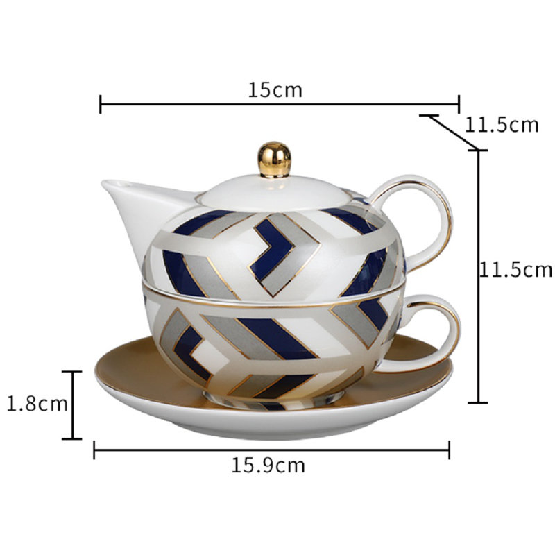 Service à thé Elegance In Porcelain - Service à thé pour un thé