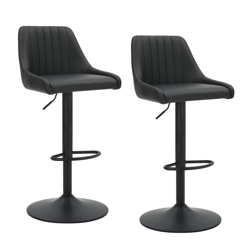 Tabouret de bar Castleman, Noir