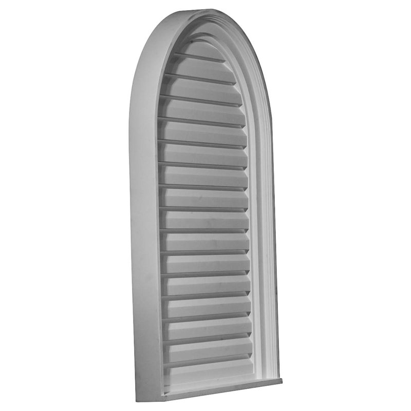 Grille d'aération cathédrale, non fonctionnelle, H 30 po x l 22 po