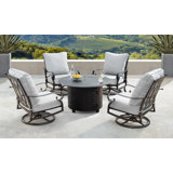 Mccomas Outdoor 5 - Piece Conversation Set