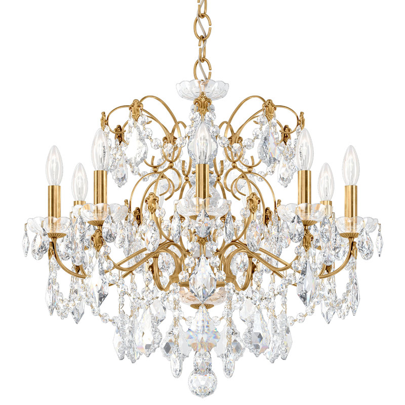 Century 9 - Light Chandelier, Heirloom Gold