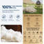 Matelas en mousse viscoélastique imprégnée de gel avec surmatelas en laine-87658969-85503268