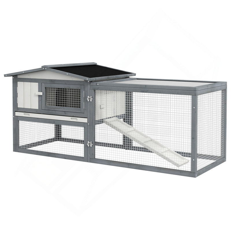 Cage à lapins Pawhut