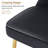 Tufted Dining Chair,Upholstery Accent Chair with Gold Legs-1839682185