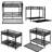 Twin XL Over Twin XL Metal Bunk Bed with Trundle, Heavy Duty Space-Saving Bed Frame-757303623