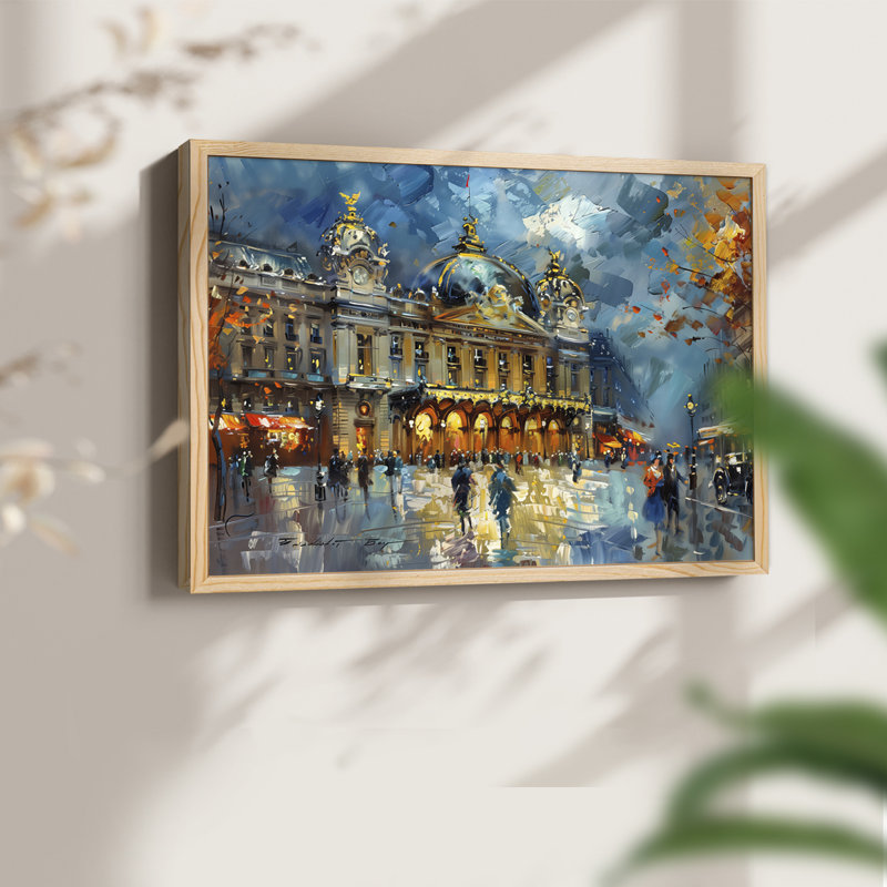 Landscape Series-CXXVIII -Framed Print - Restickable, Naturel, H 11 po x l 14 po