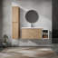 Meuble-lavabo 48 po, lavabo et armoire d'appoint 48 po, meuble-lavabo avec rangement en résine et contreplaqué-372762246
