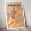 Philadelphia City Map - No Frame Print-1227266322