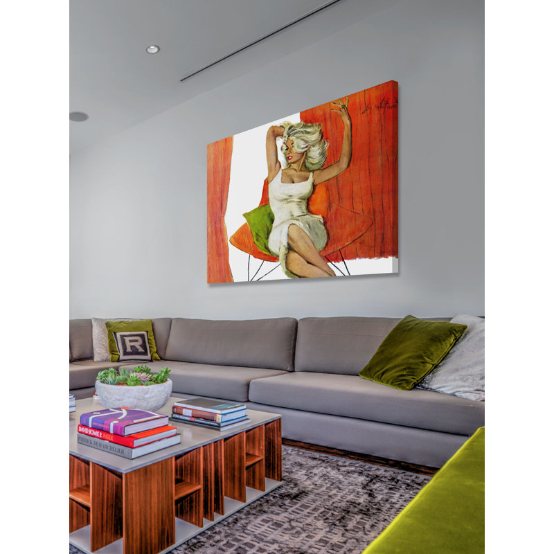 Mother Is a Movie Queen Canvas Print in Vibrant Colors