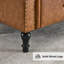 Banc de rangement rembourré en similicuir-526122575