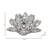 Iridescent Glass Crystal Lotus Votive Candle Holder-24704501-24704497