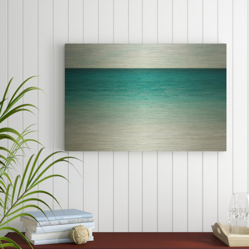 « wonderful world », impression sur métal, 24 po x 36 po