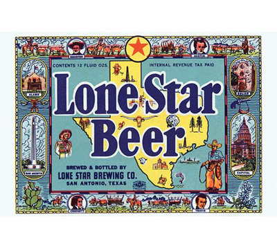 " Lone Star Beer "