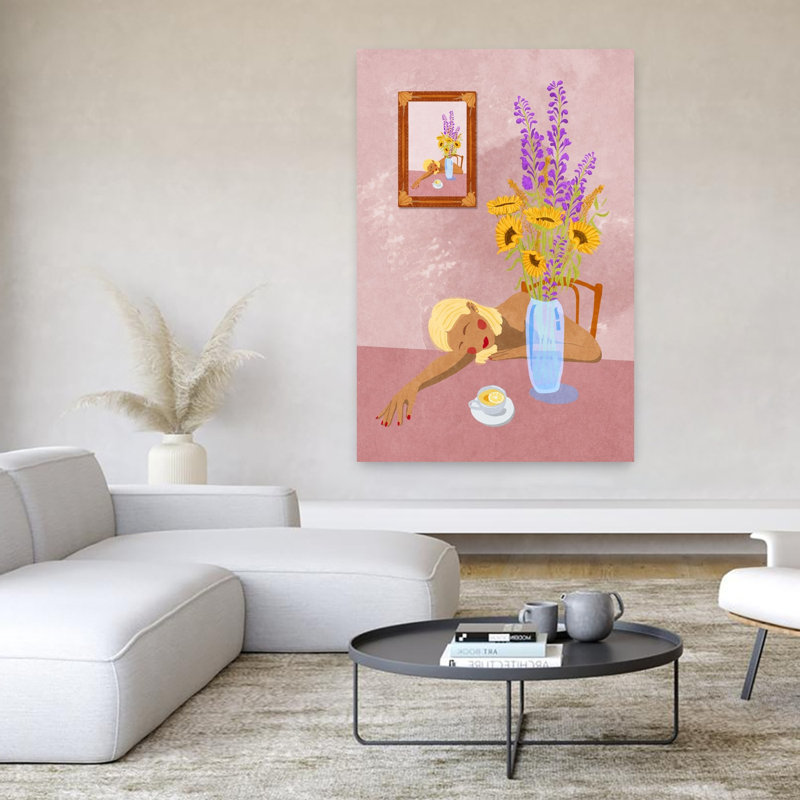 Art contemporain contemporain, H 60 po x l 40 po