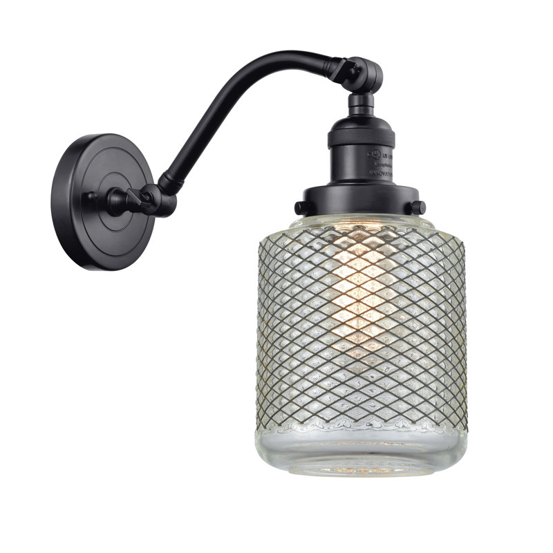 Iyana Armed Sconce, Matte Black