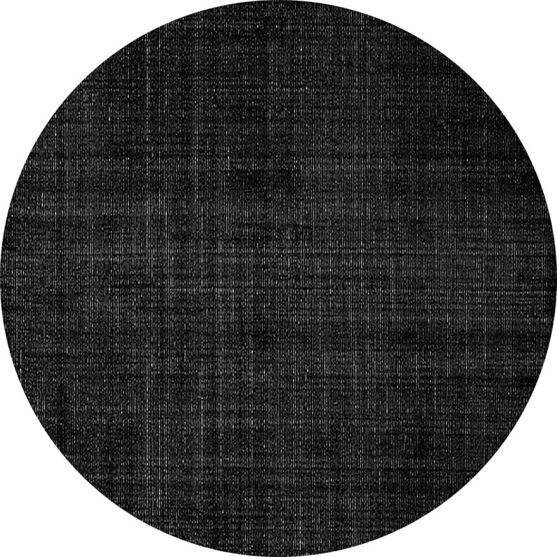 Tapis en polyester / chenille Whittley, Rond 5 pi