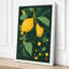 Lemons and Foliage Botanical - Wrapped Canvas-1332275792-1332275803