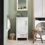 Meuble-lavabo blanc 18 po entièrement assemblé-887060096