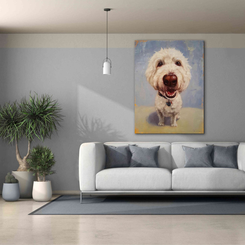 «Molly» par Lucia Heffernan, art mural sur toile, H 54 po x l 40 po x P 1,5 po