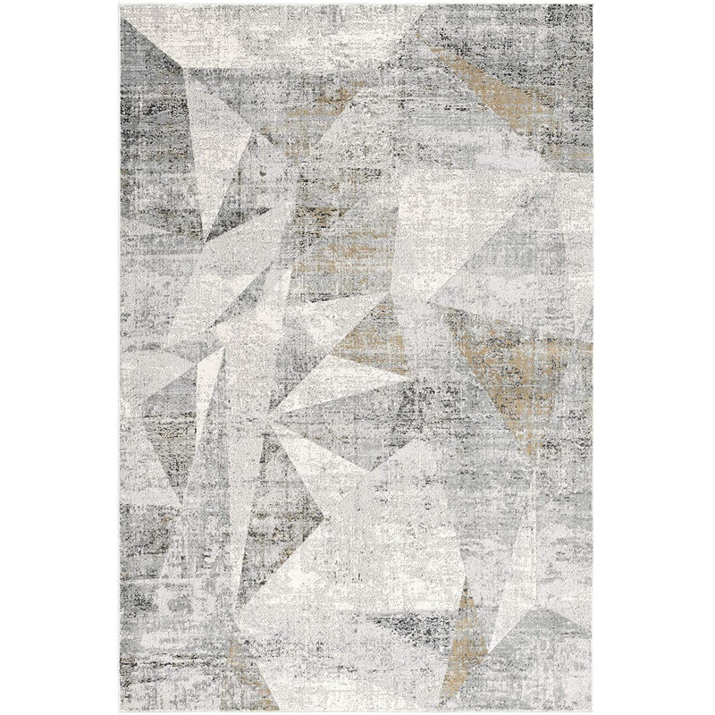 Tapis abstrait gris, Rectangle 8 pi x 11 pi