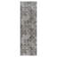 Tapis intérieur / extérieur en polyester doux à motif géométrique gris gaufré Aubepine Thandi - salon et chambre à coucher - gris-111603868