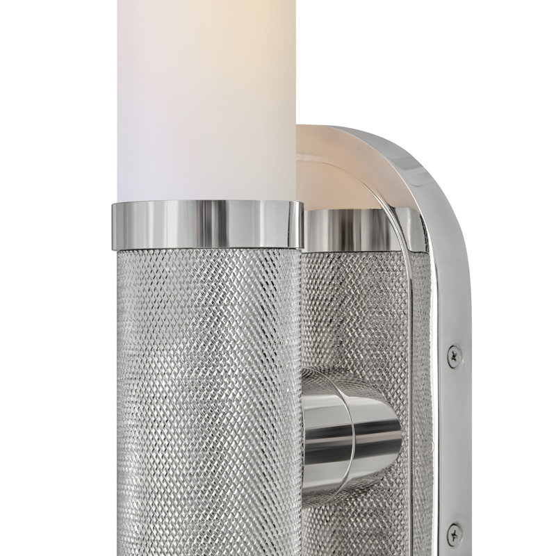Grande applique à deux lumières Hinkley Thayer, Polished Nickel